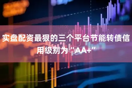 实盘配资最狠的三个平台节能转债信用级别为“AA+”
