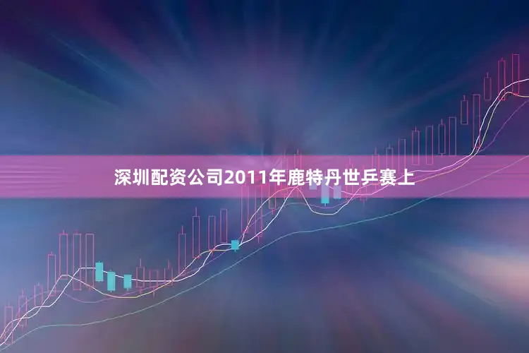 深圳配资公司2011年鹿特丹世乒赛上